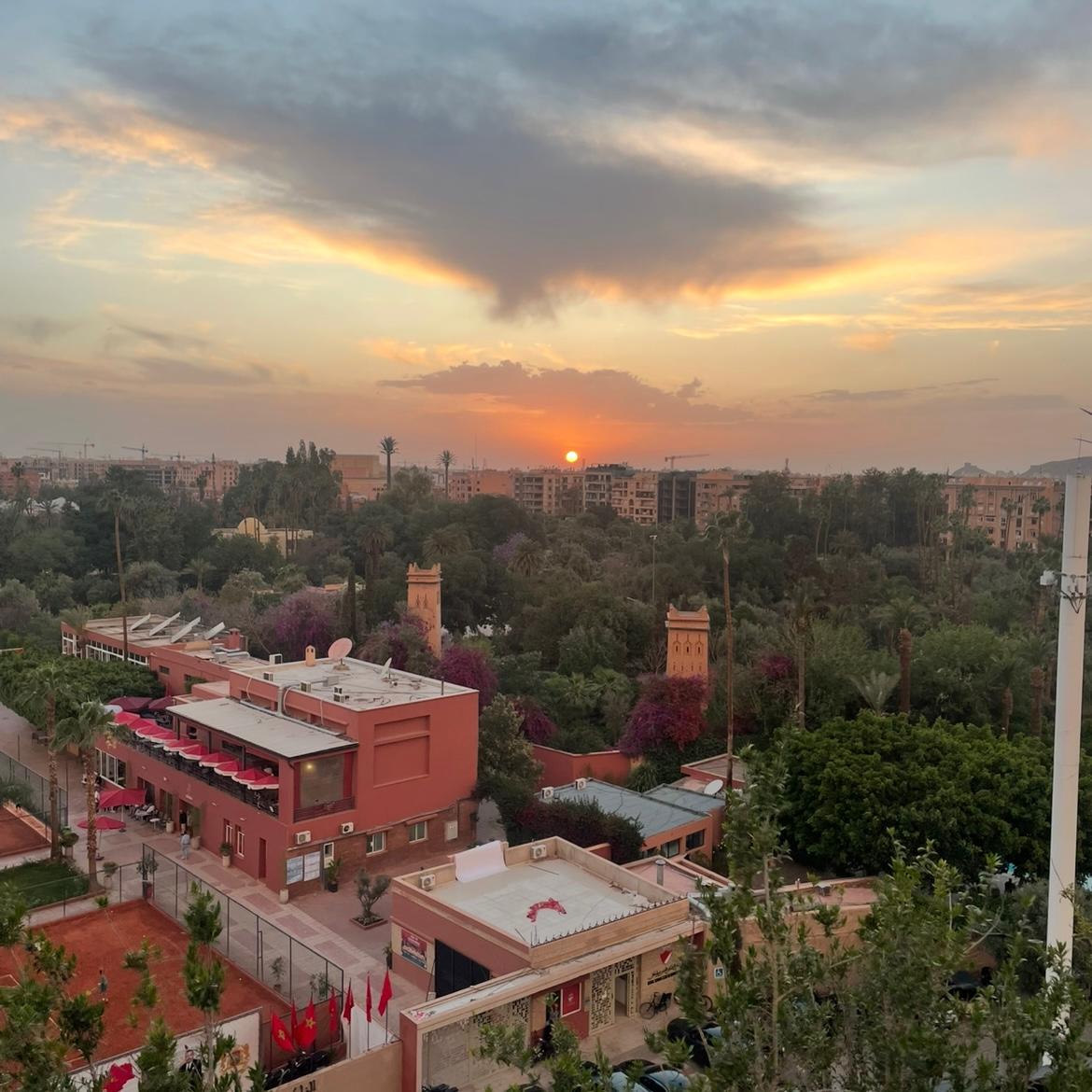 Sunset on Marrakech